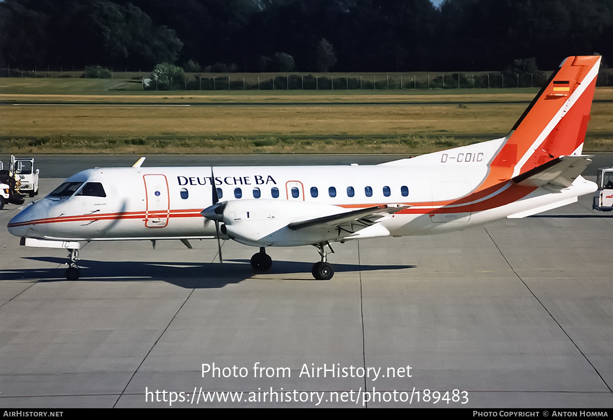 Aircraft Photo of D-CDIC | Saab 340A | Deutsche BA | AirHistory.net #189483