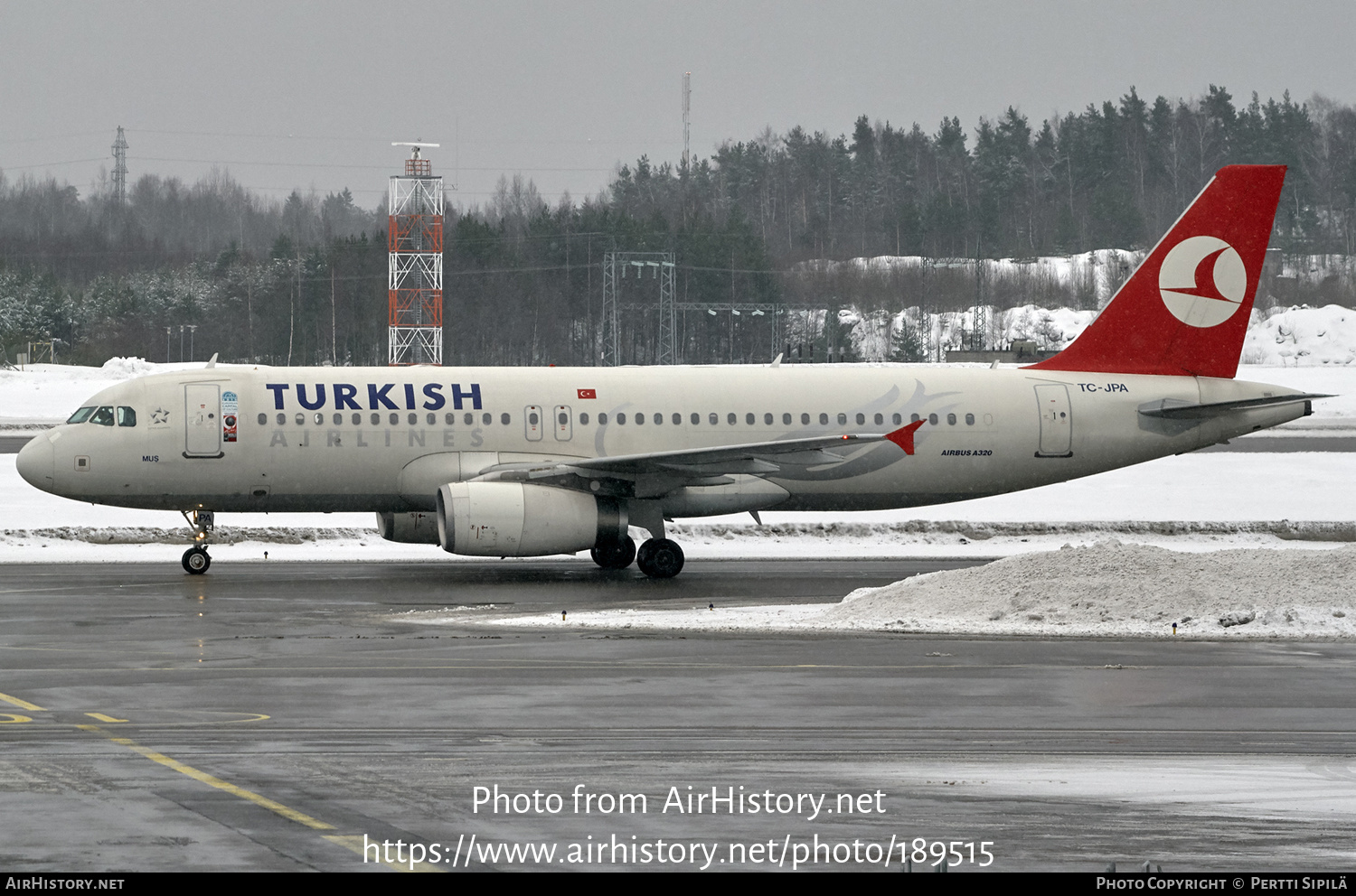 Aircraft Photo of TC-JPA | Airbus A320-232 | Turkish Airlines | AirHistory.net #189515