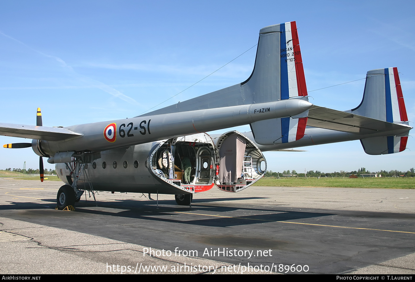 Aircraft Photo of F-AZVM / 105 | Nord 2501F-3 Noratlas | France - Air Force | AirHistory.net #189600