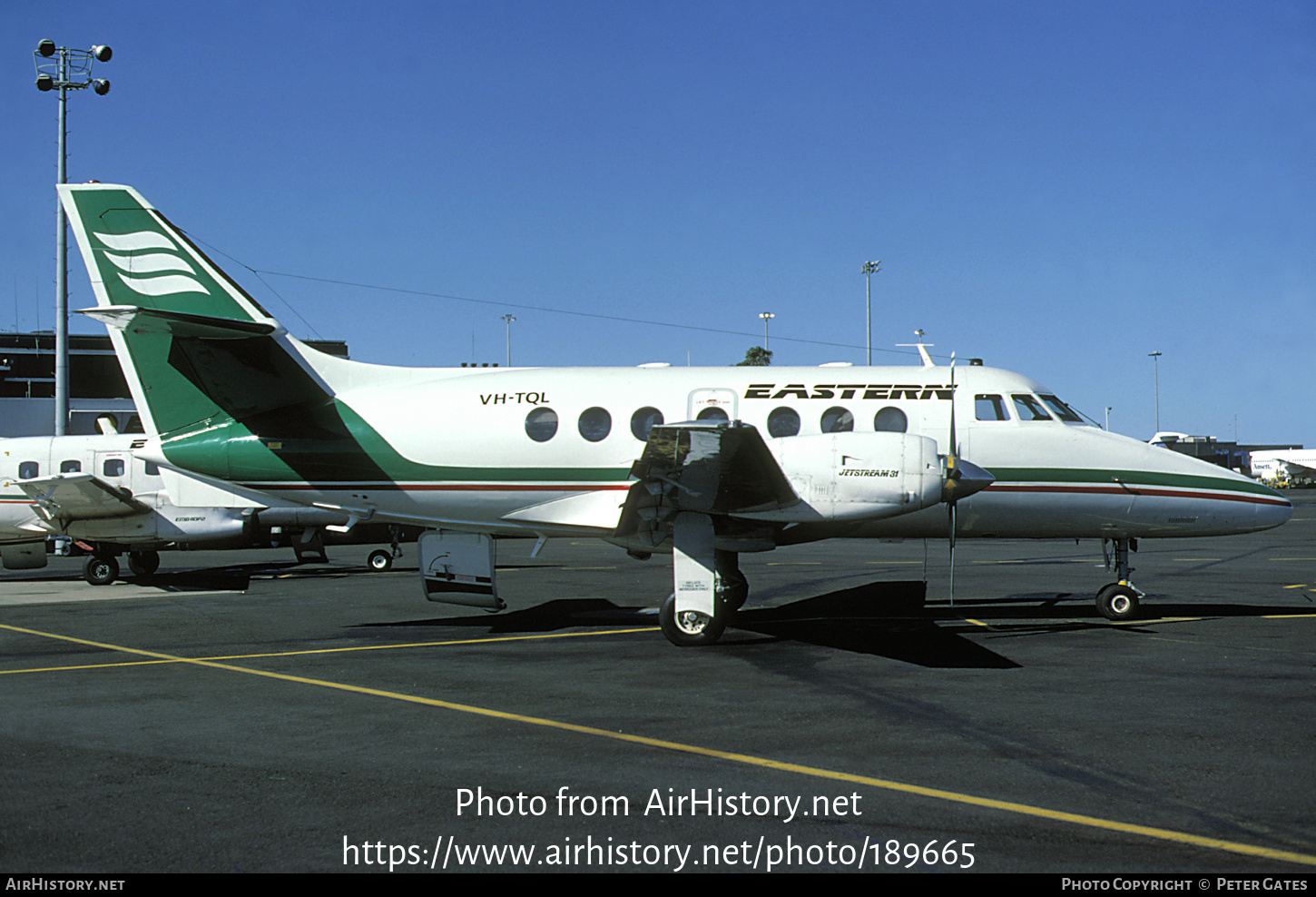 Aircraft Photo of VH-TQL | British Aerospace BAe-3107 Jetstream 31 | Eastern Airlines | AirHistory.net #189665