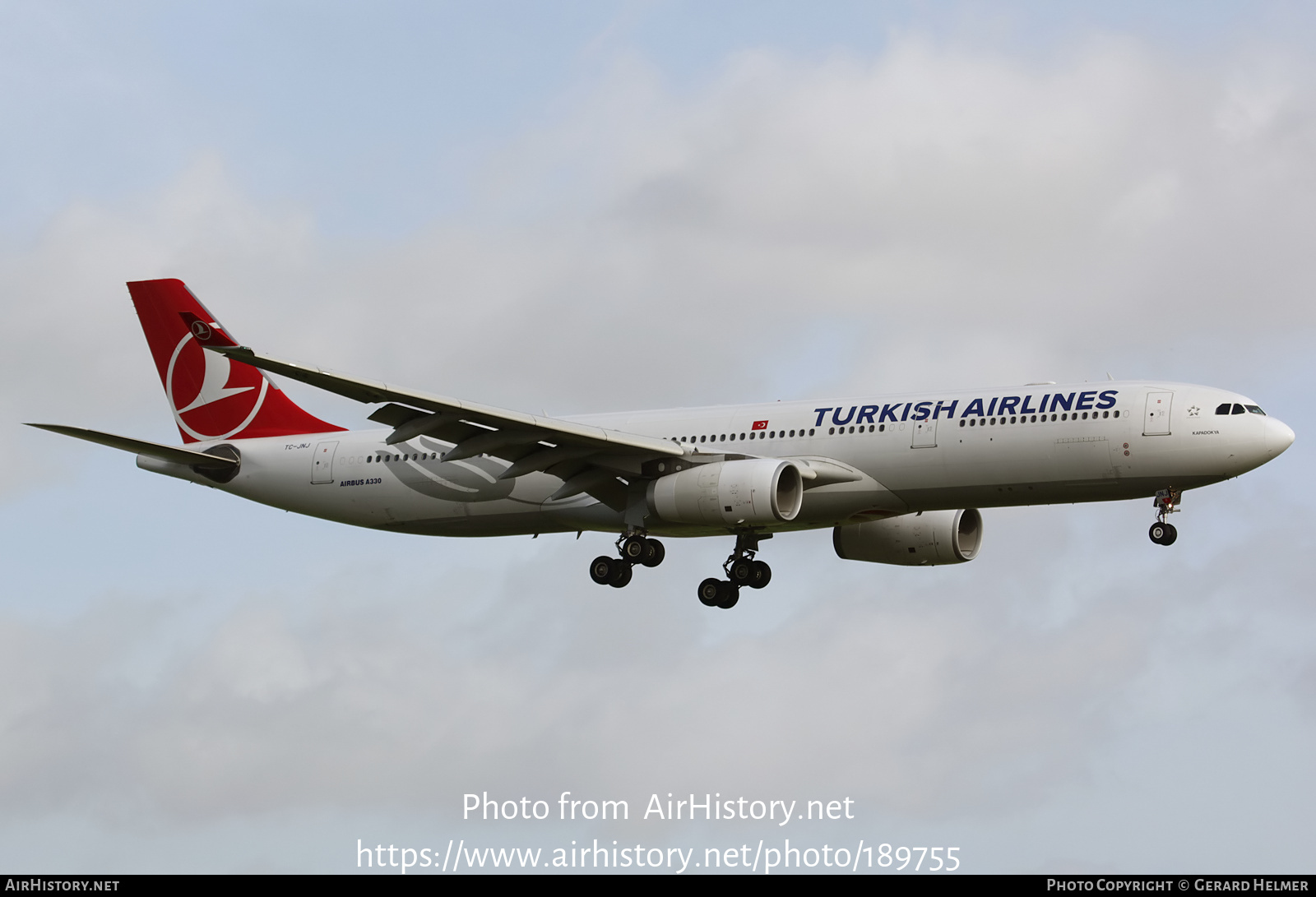 Aircraft Photo of TC-JNJ | Airbus A330-343 | Turkish Airlines | AirHistory.net #189755