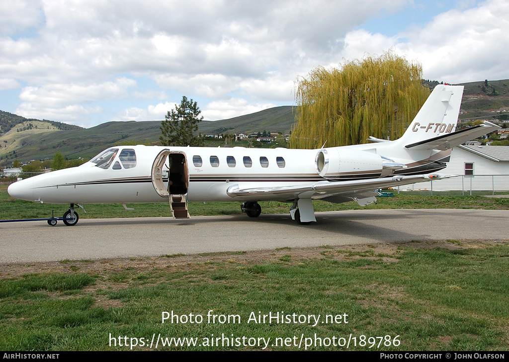 Aircraft Photo of C-FTOM | Cessna 560 Citation Encore | AirHistory.net #189786