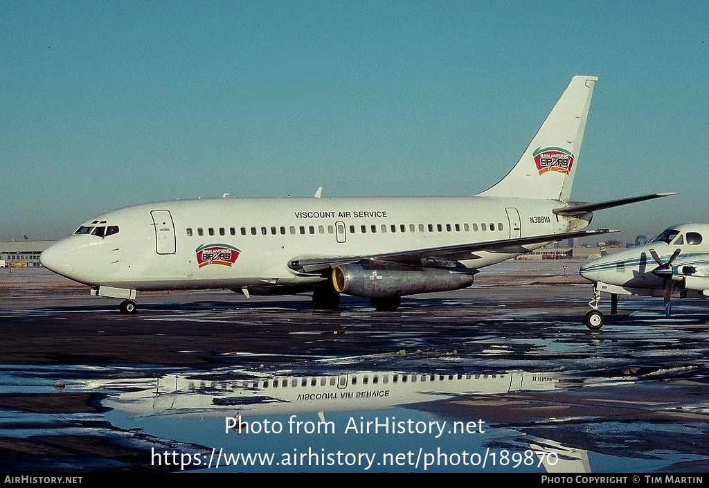 Aircraft Photo of N308VA | Boeing 737-247 | Viscount Air Service | AirHistory.net #189870