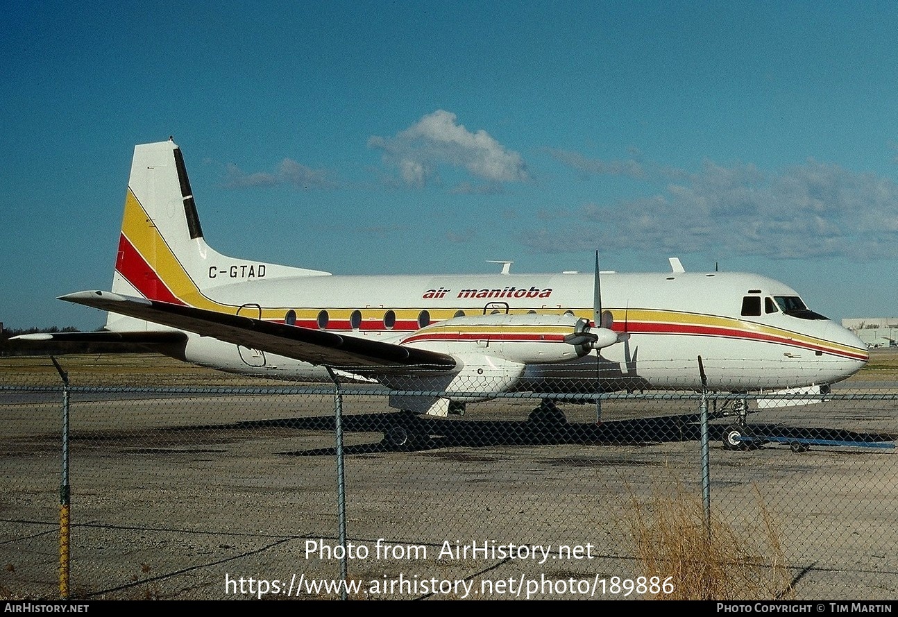 Aircraft Photo of C-GTAD | British Aerospace BAe-748 Srs2A/310LFD | Air Manitoba | AirHistory.net #189886