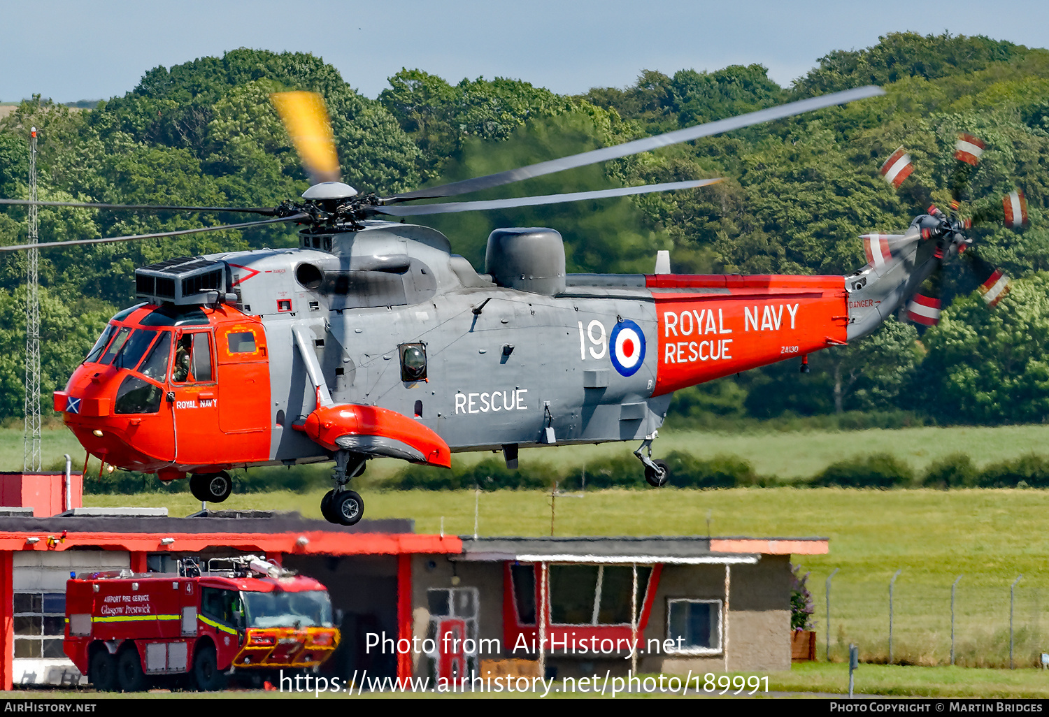 Aircraft Photo of ZA130 | Westland WS-61 Sea King HU5SAR | UK - Navy | AirHistory.net #189991