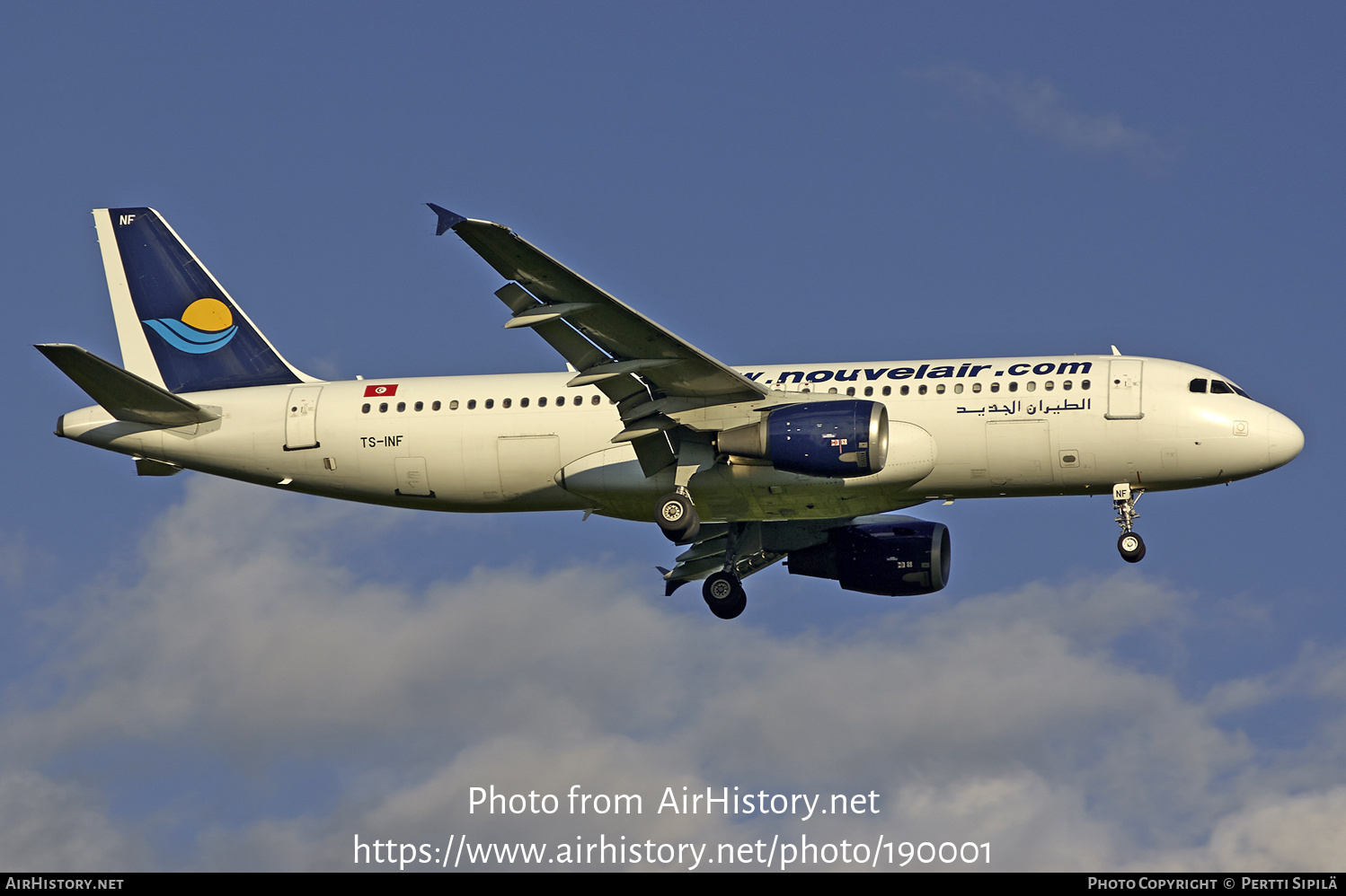 Aircraft Photo of TS-INF | Airbus A320-212 | Nouvelair Tunisie | AirHistory.net #190001