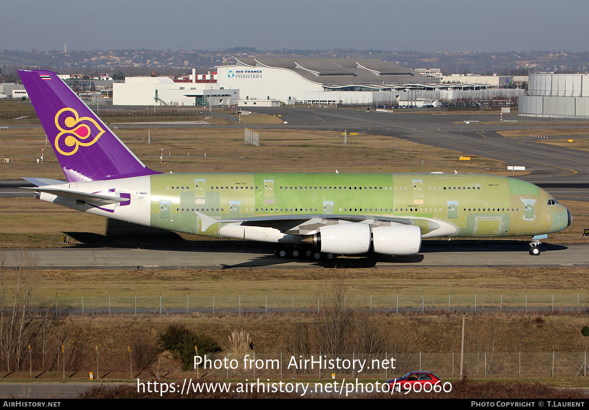 Aircraft Photo of F-WWAO | Airbus A380-841 | Thai Airways International | AirHistory.net #190060