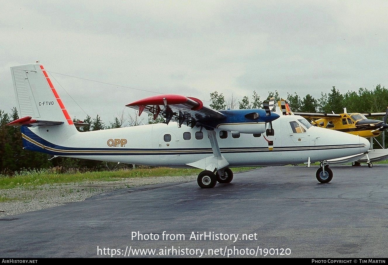 Aircraft Photo of C-FTVO | De Havilland Canada DHC-6-300 Twin Otter | OPP - Ontario Provincial Police | AirHistory.net #190120