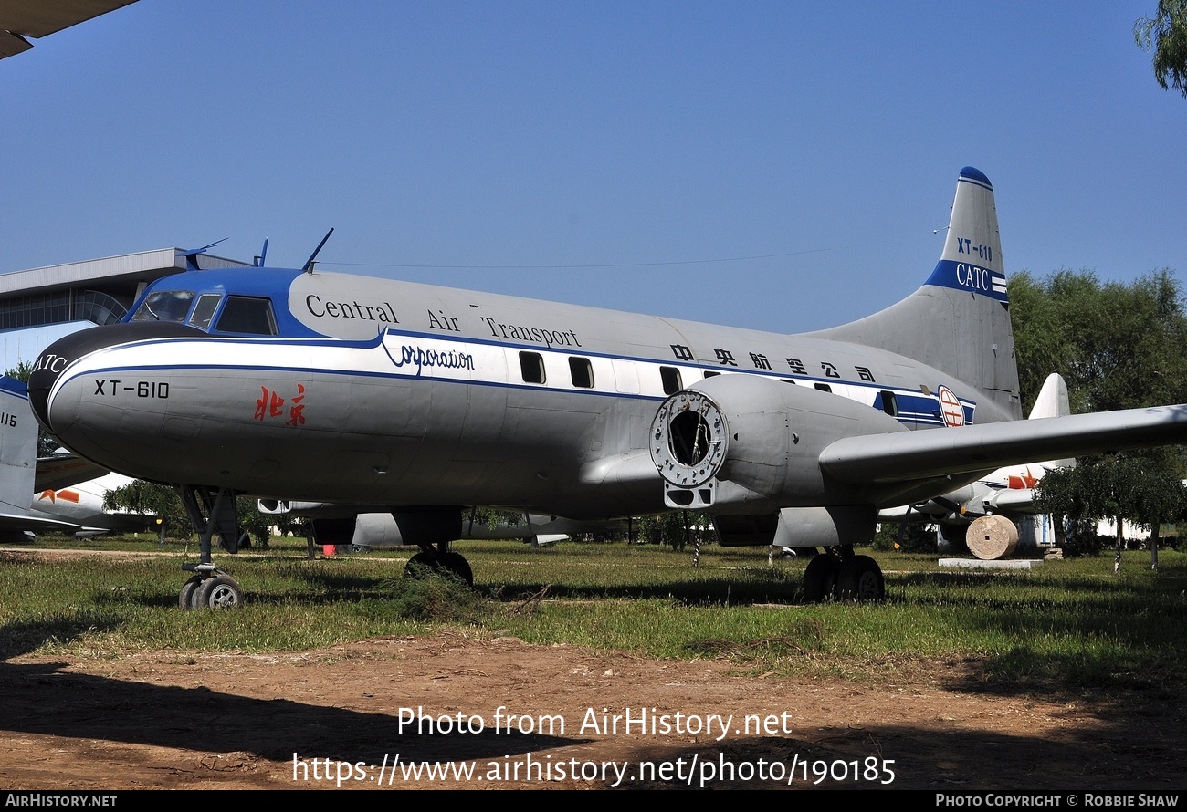 Aircraft Photo of XT-610 | Convair 240-14 | Central Air Transport Corporation - CATC | AirHistory.net #190185