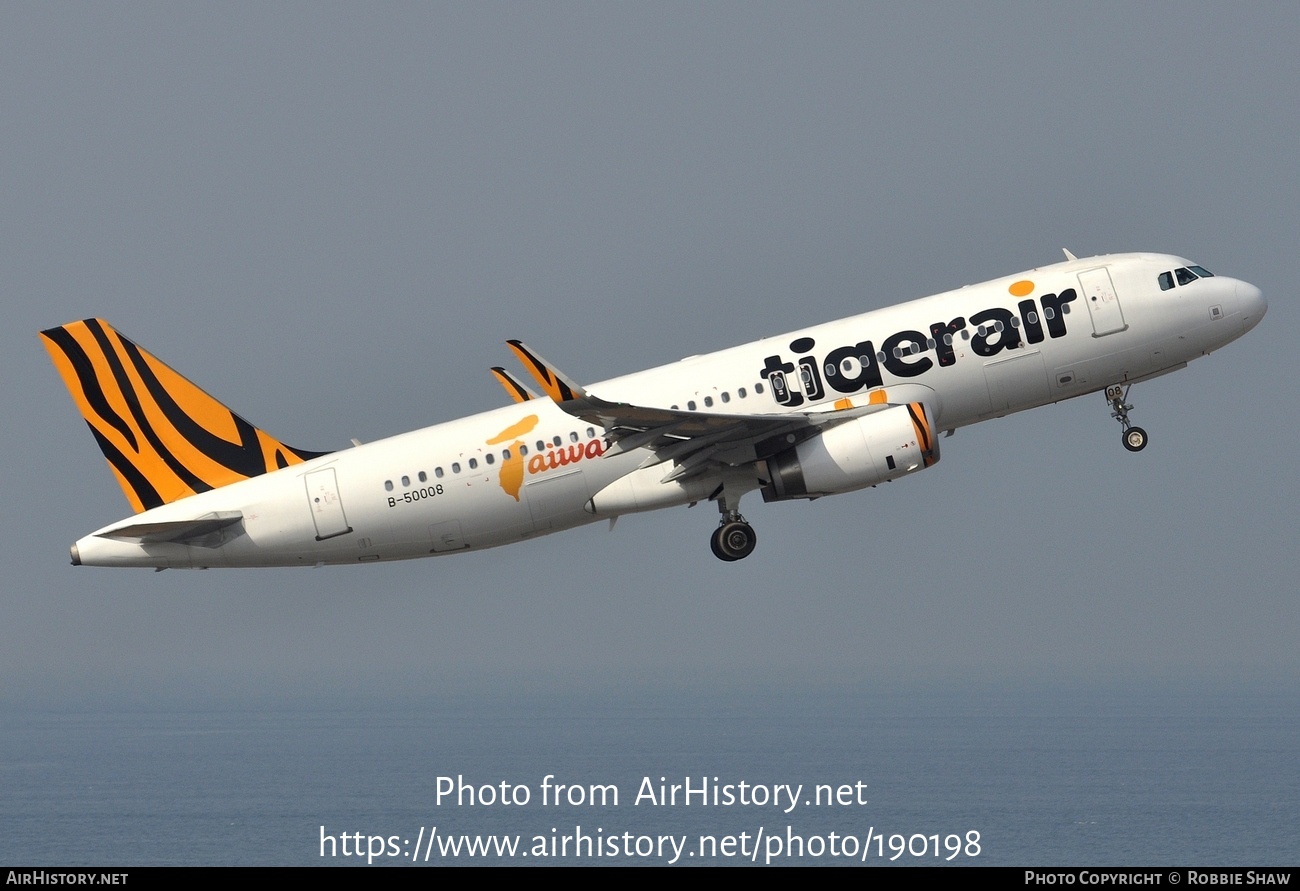 Aircraft Photo of B-50008 | Airbus A320-232 | Tigerair Taiwan | AirHistory.net #190198