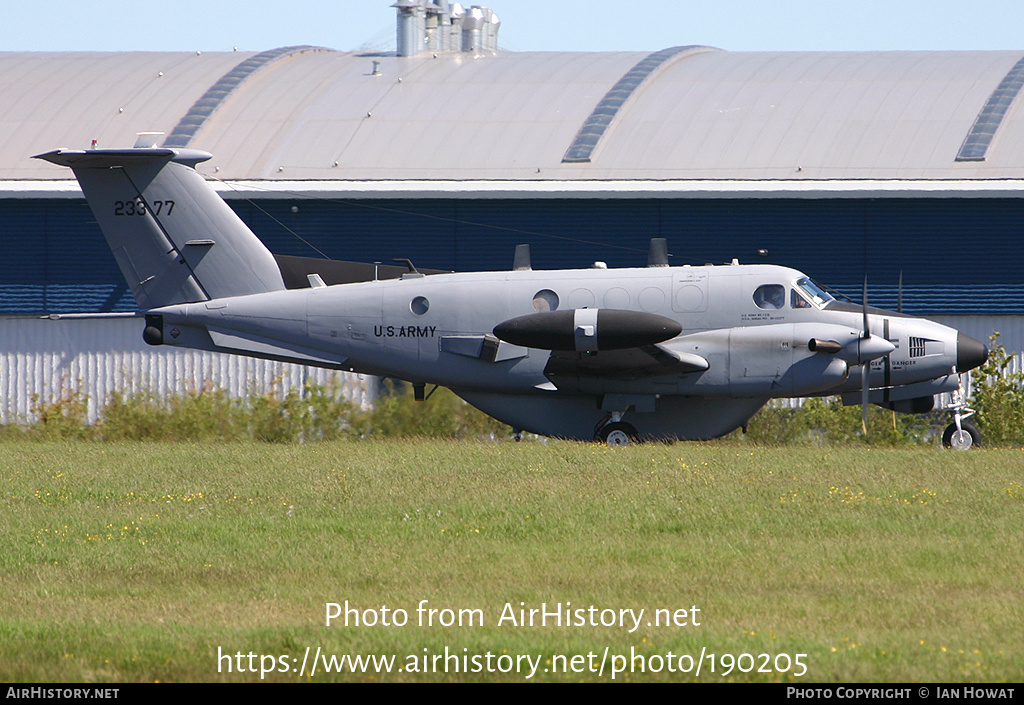 Aircraft Photo of 80-23377 / 23377 | Beech RC-12D Huron (A200CT) | USA - Army | AirHistory.net #190205