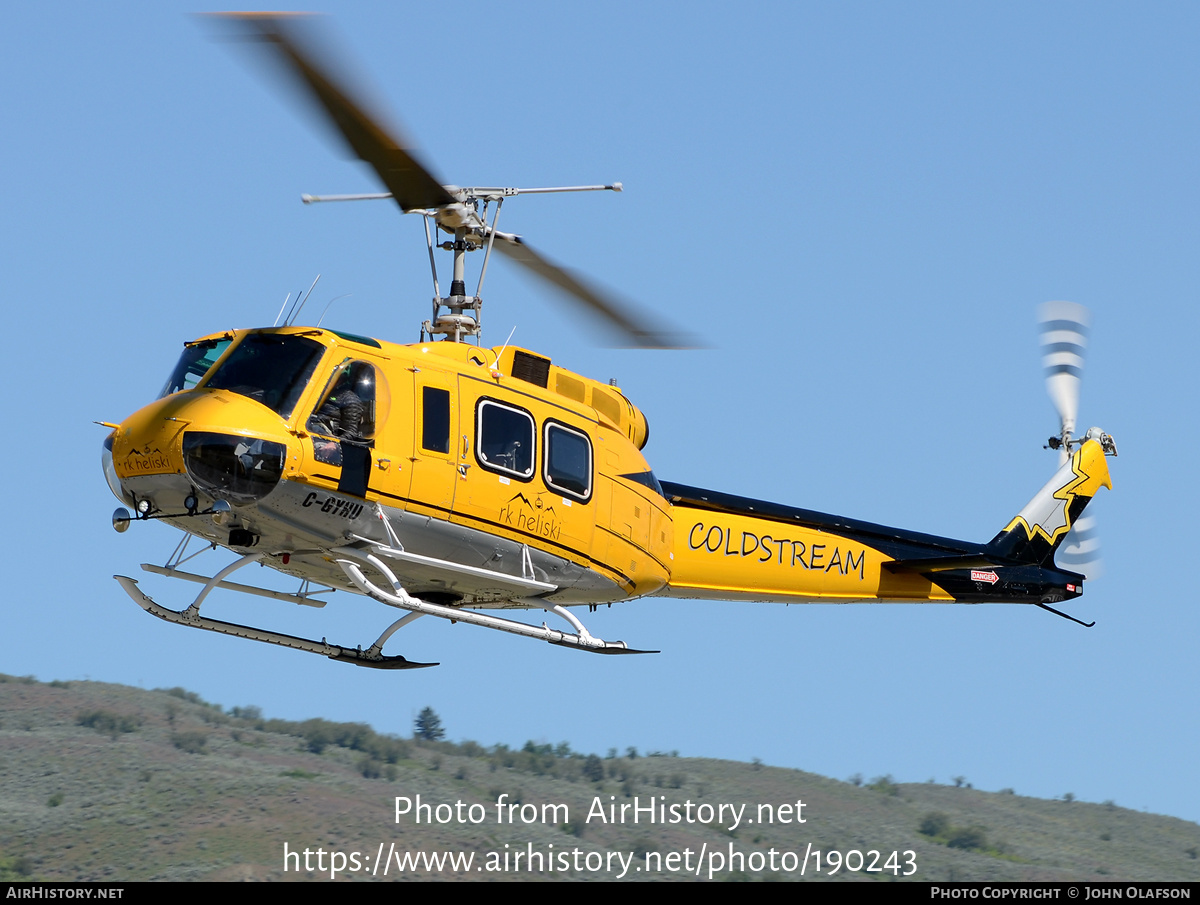 Aircraft Photo of C-GYHU | Bell 205A | Coldstream Helicopters | AirHistory.net #190243