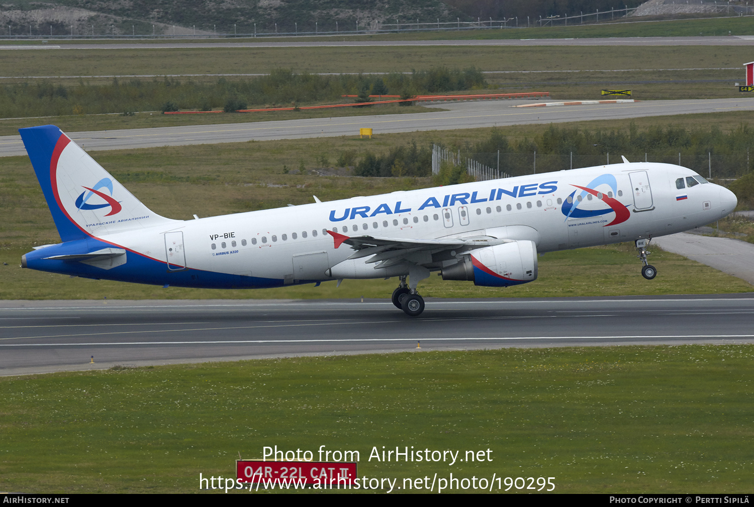 Aircraft Photo of VP-BIE | Airbus A320-214 | Ural Airlines | AirHistory.net #190295