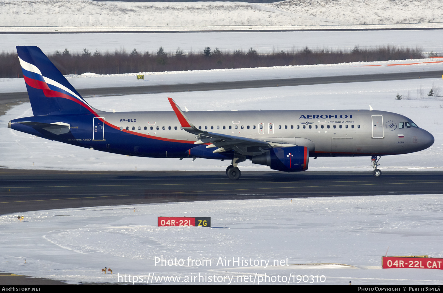 Aircraft Photo of VP-BLO | Airbus A320-214 | Aeroflot - Russian Airlines | AirHistory.net #190310