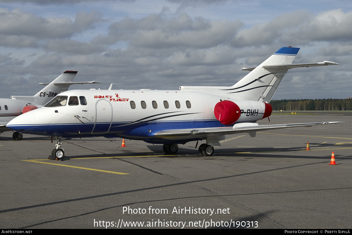 Aircraft Photo of VP-BMH | British Aerospace BAe-125-800B | Polet Flight | AirHistory.net #190313