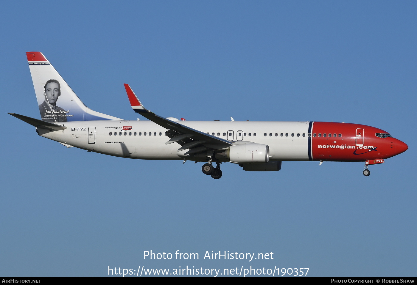 Aircraft Photo of EI-FVZ | Boeing 737-8JP | Norwegian | AirHistory.net #190357