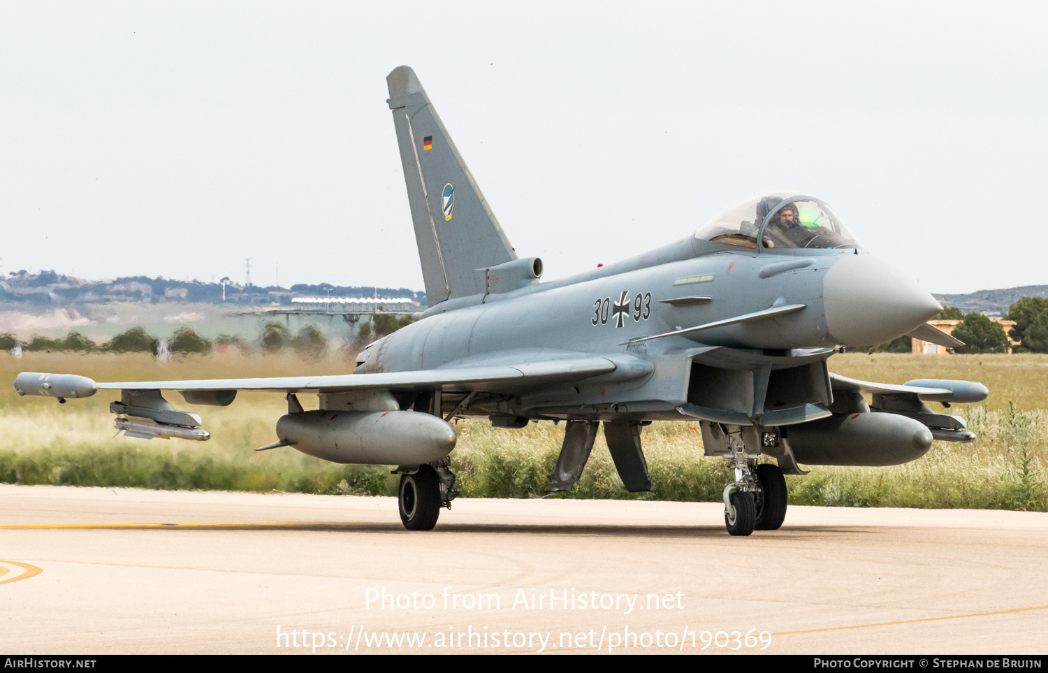 Aircraft Photo of 3093 | Eurofighter EF-2000 Typhoon S | Germany - Air Force | AirHistory.net #190369