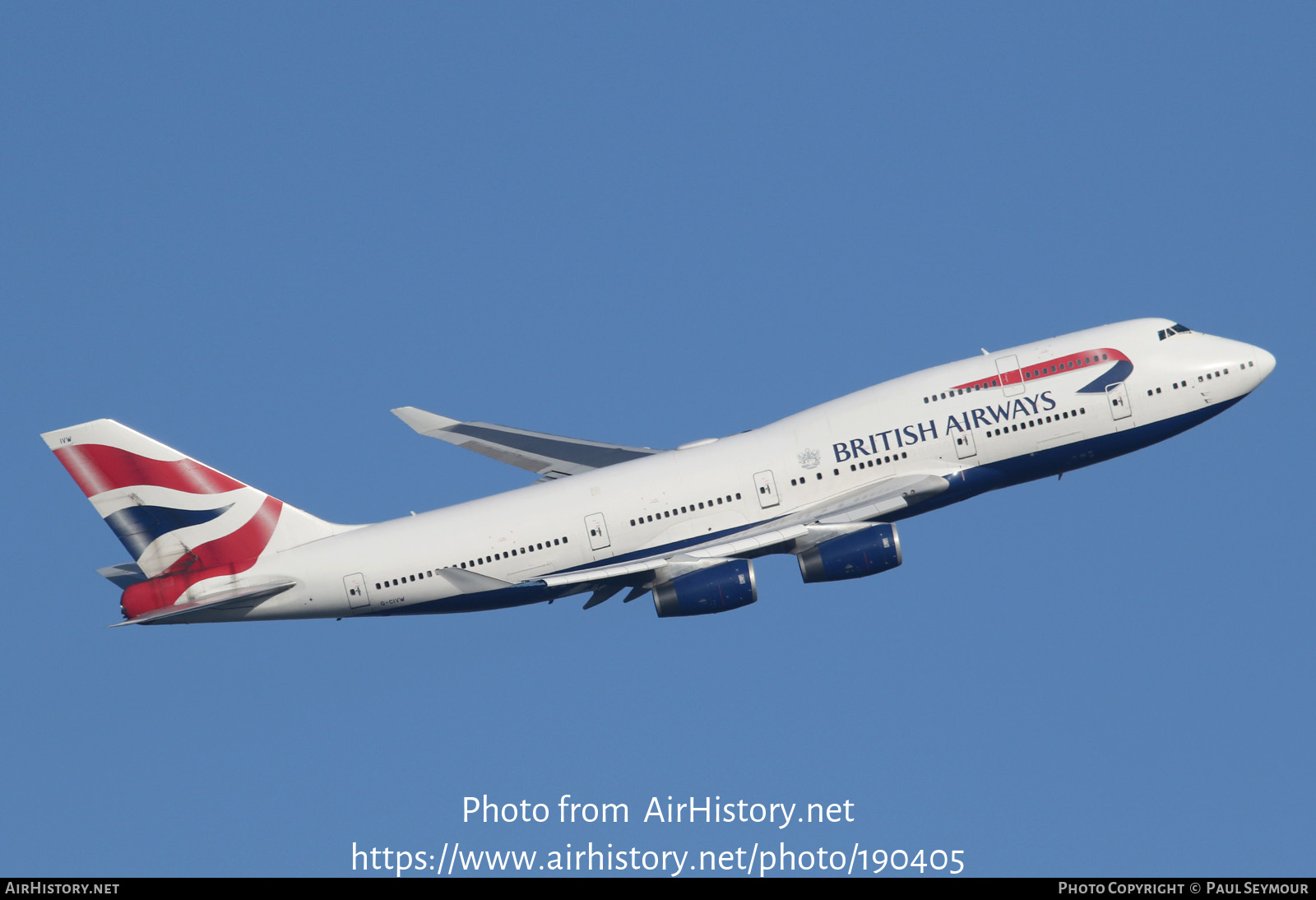 Aircraft Photo of G-CIVW | Boeing 747-436 | British Airways | AirHistory.net #190405