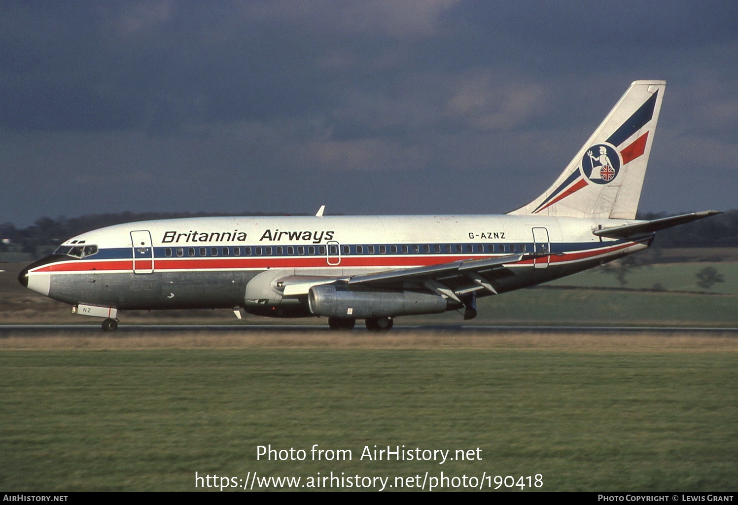 Aircraft Photo of G-AZNZ | Boeing 737-222 | Britannia Airways | AirHistory.net #190418