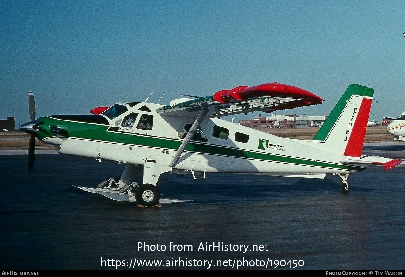 Aircraft Photo of C-FOMJ | De Havilland Canada DHC-2 Turbo Beaver Mk3 | Rainy River Forest Products | AirHistory.net #190450