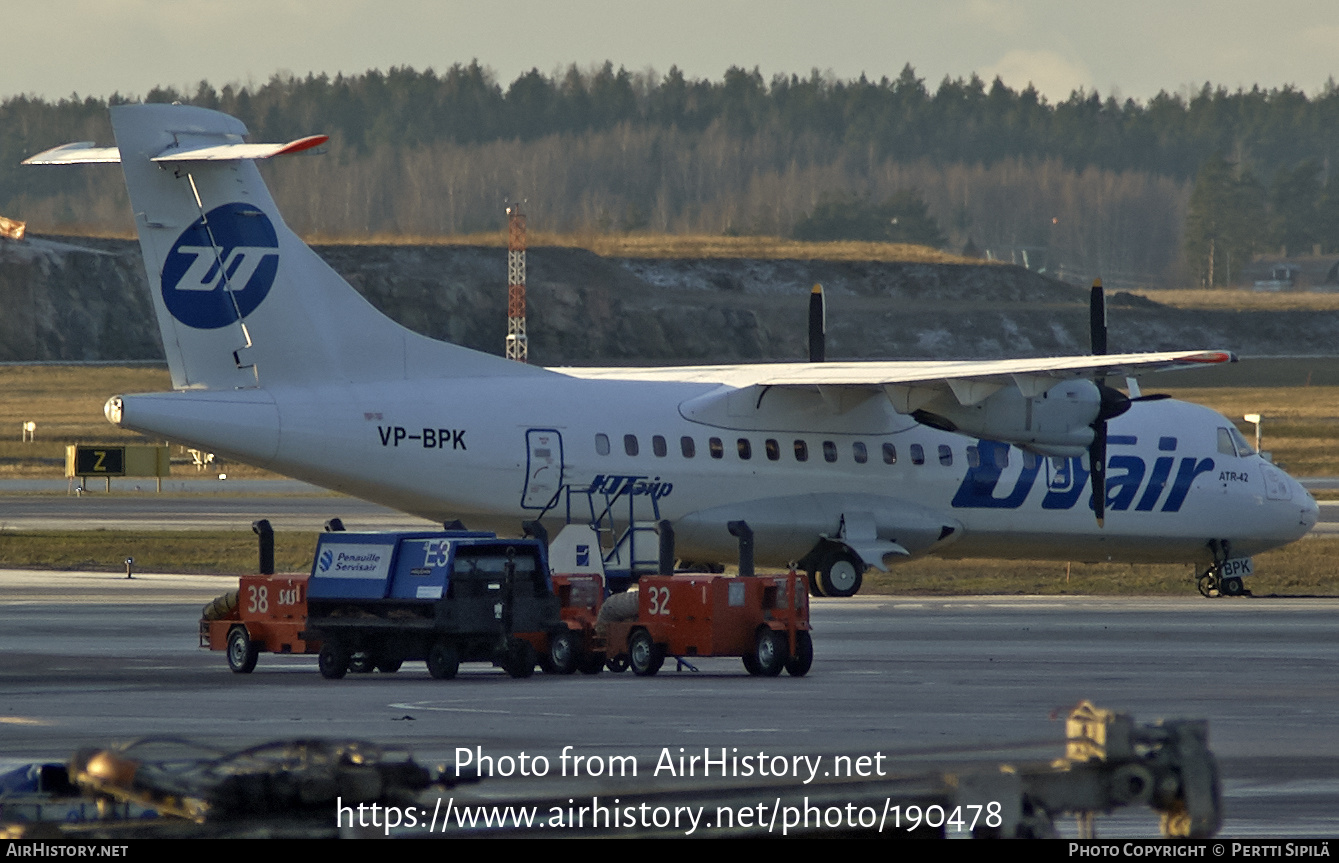 Aircraft Photo of VP-BPK | ATR ATR-42-320 | UTair | AirHistory.net #190478