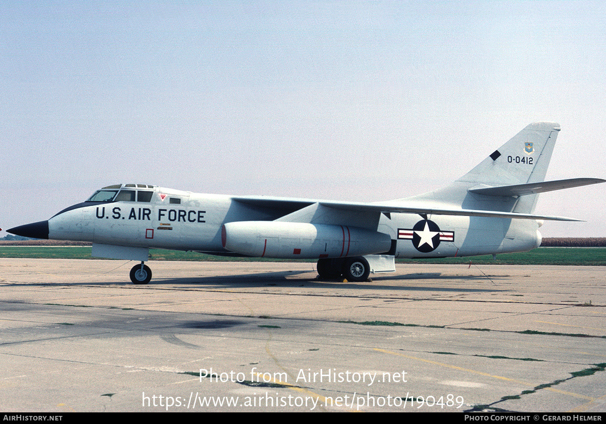 Aircraft Photo of 55-412 / 0-0412 | Douglas WB-66D Destroyer | USA - Air Force | AirHistory.net #190489