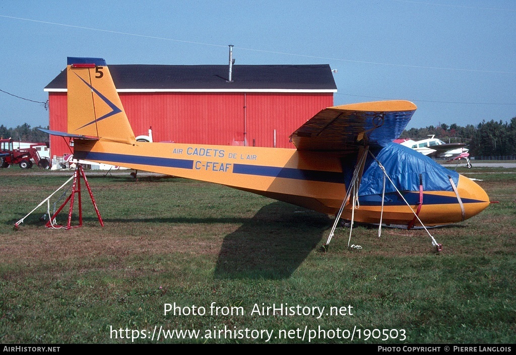 Aircraft Photo of C-FEAF | Schweizer SGS 2-33A | Air Cadets de l'Air | AirHistory.net #190503