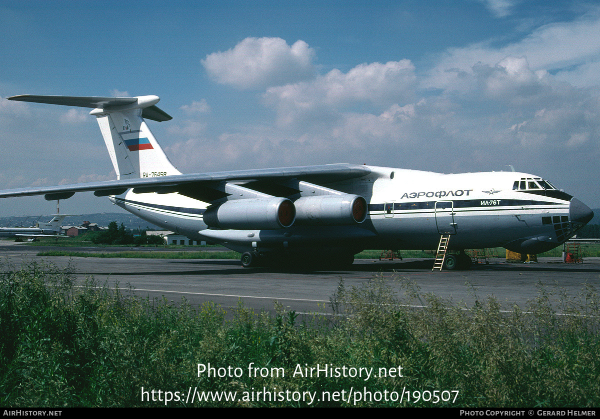 Aircraft Photo of RA-76458 | Ilyushin Il-76T | Aeroflot | AirHistory.net #190507