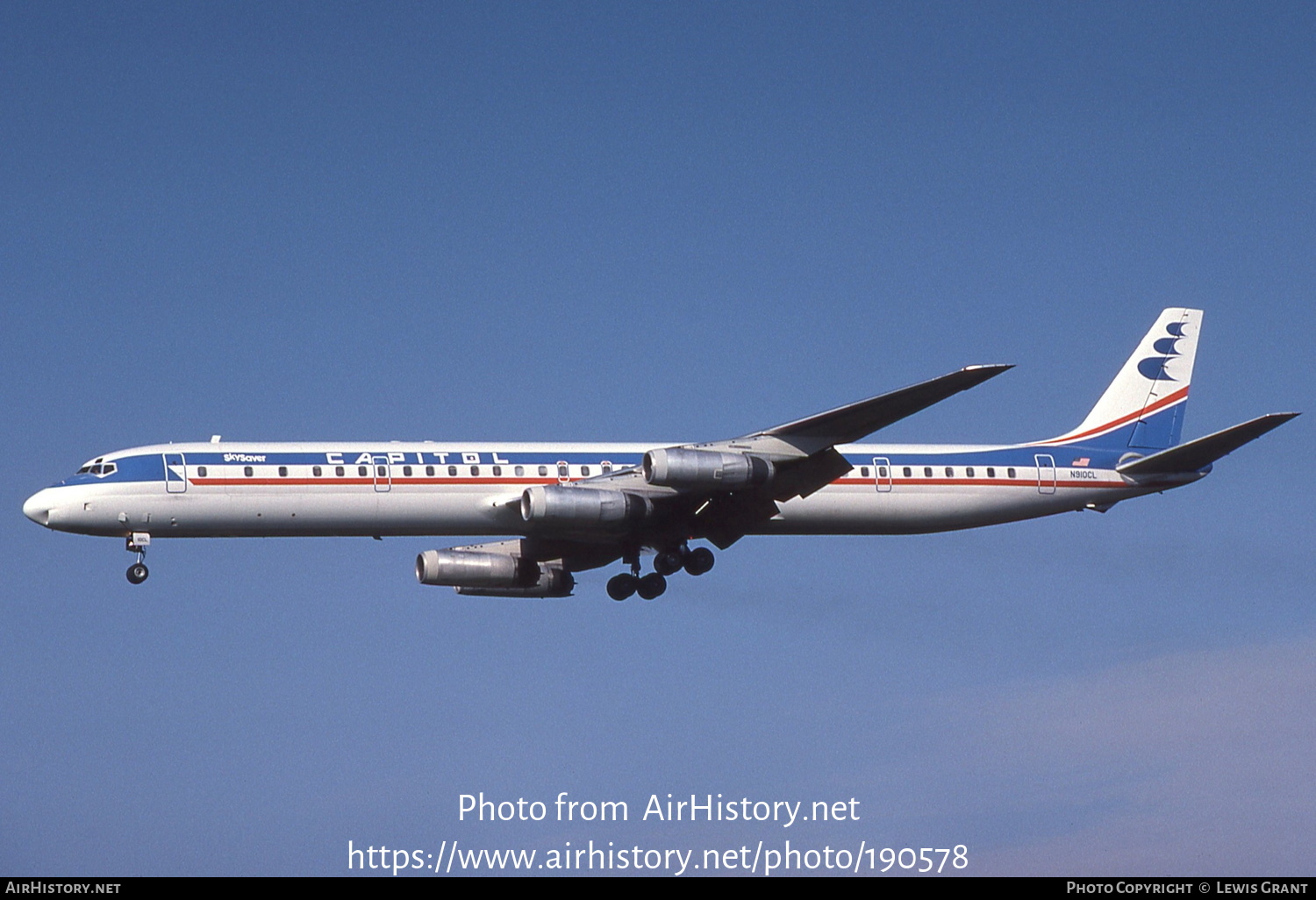 Aircraft Photo of N910CL | McDonnell Douglas DC-8-63CF | Capitol International Airways | AirHistory.net #190578