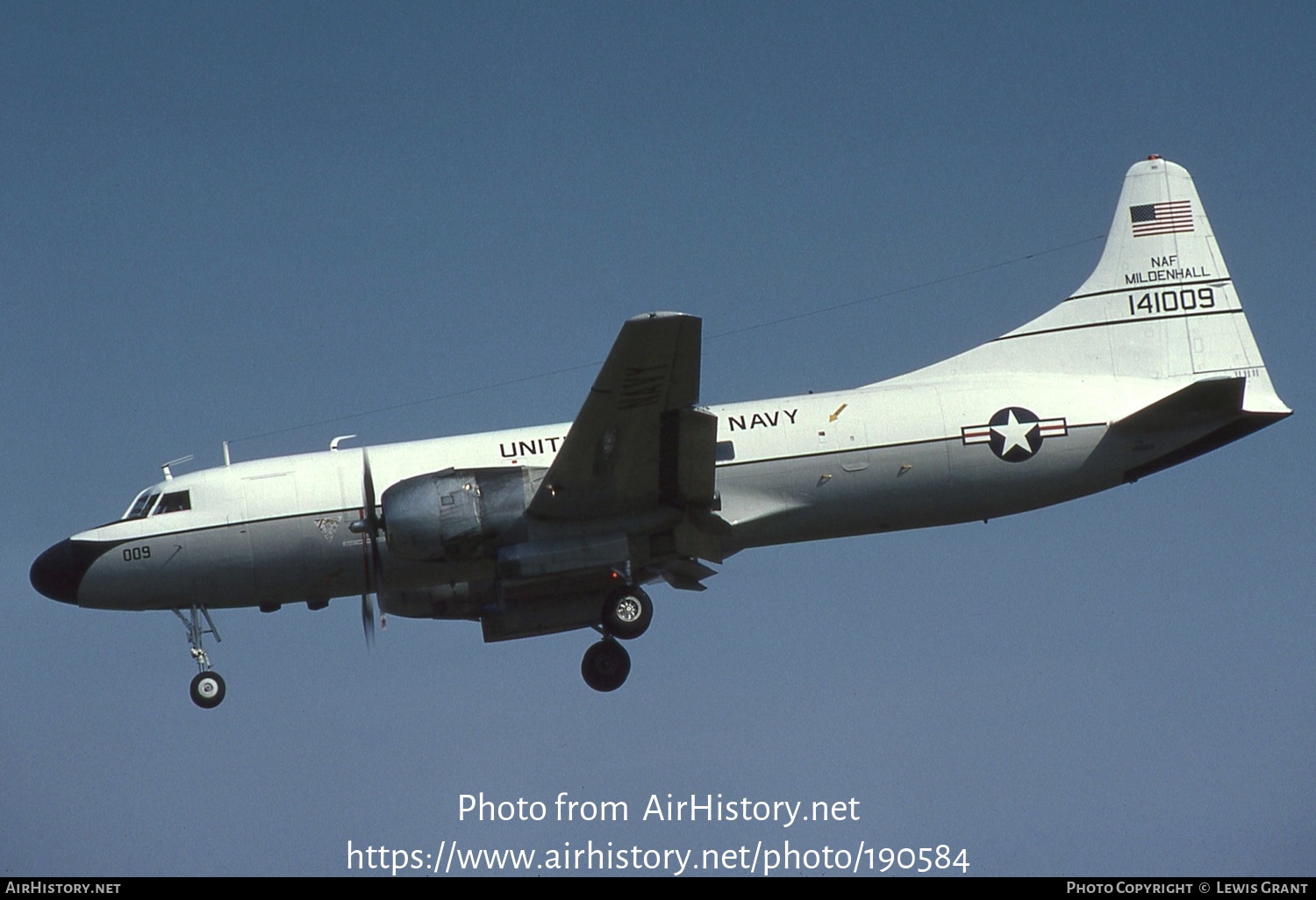 Aircraft Photo of 141009 | Convair C-131F | USA - Navy | AirHistory.net #190584