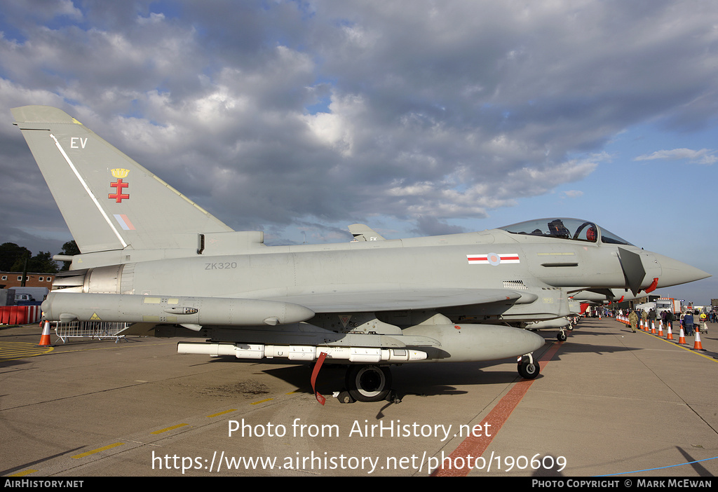 Aircraft Photo of ZK320 | Eurofighter EF-2000 Typhoon FGR4 | UK - Air Force | AirHistory.net #190609