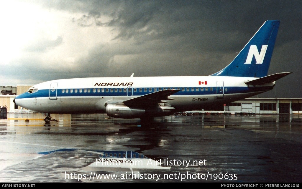 Aircraft Photo of C-FNAH | Boeing 737-242C | Nordair | AirHistory.net #190635