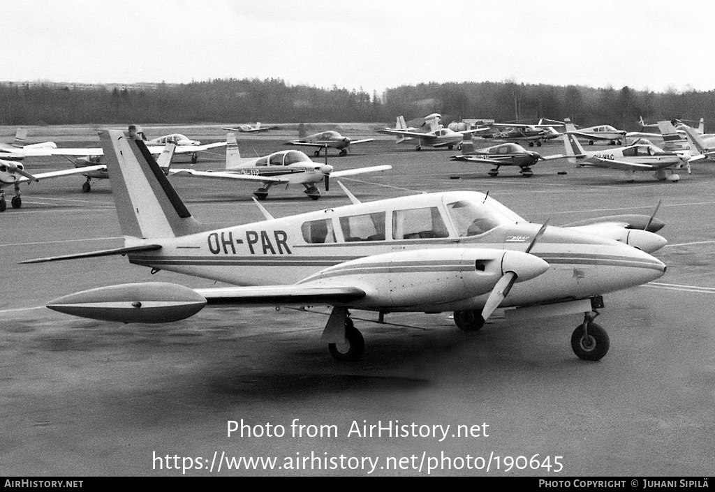 Aircraft Photo of OH-PAR | Piper PA-30-160 Twin Comanche B | AirHistory.net #190645