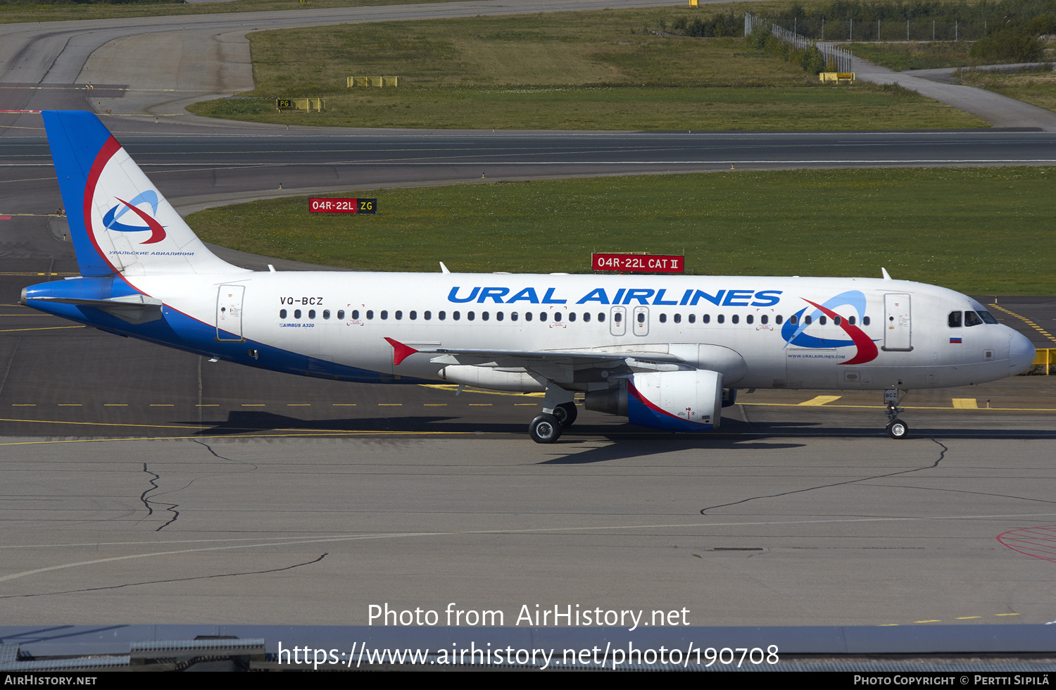 Aircraft Photo of VQ-BCZ | Airbus A320-214 | Ural Airlines | AirHistory.net #190708