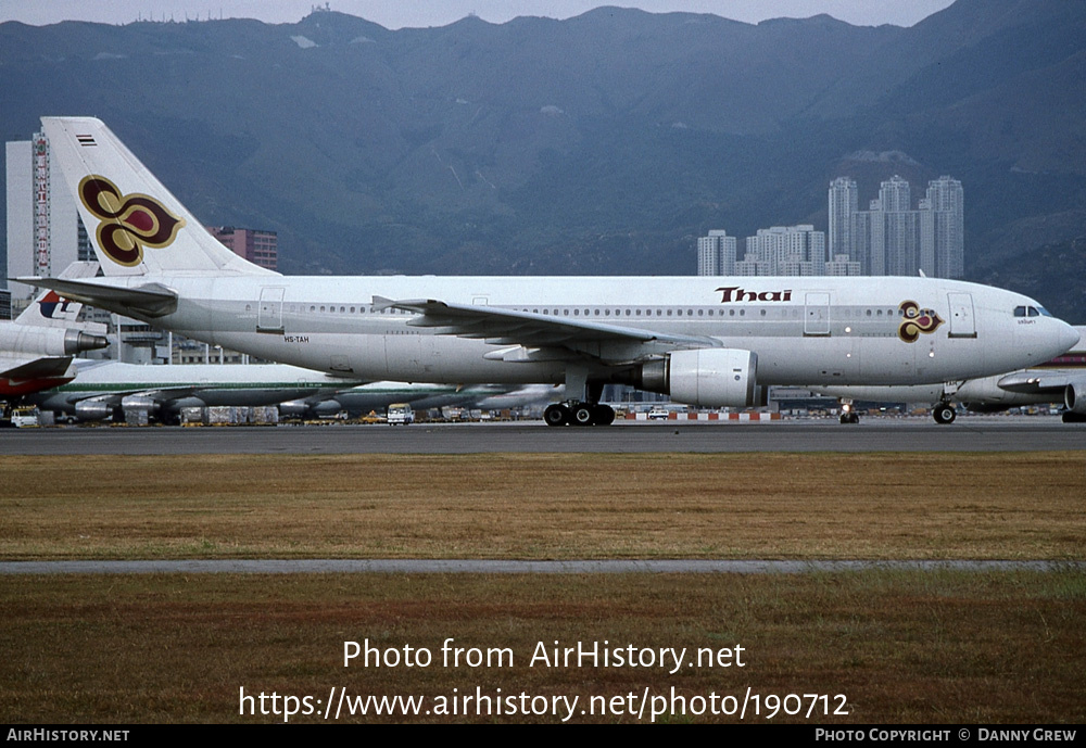 Aircraft Photo of HS-TAH | Airbus A300B4-605R | Thai Airways International | AirHistory.net #190712