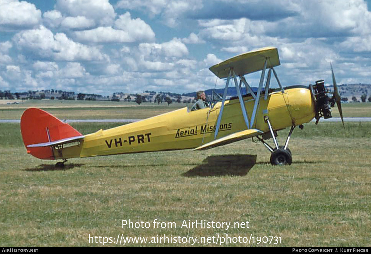 Aircraft Photo of VH-PRT | Avro 643 Cadet II | Aerial Missions | AirHistory.net #190731