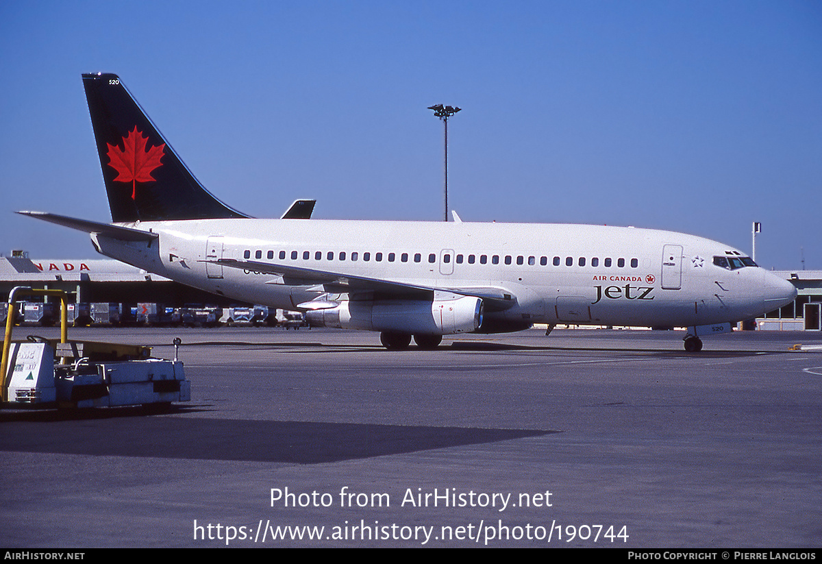 Aircraft Photo of C-GCPZ | Boeing 737-217/Adv | Air Canada Jetz | AirHistory.net #190744