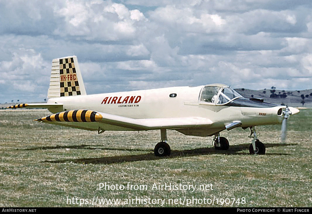 Aircraft Photo of VH-FBC | Fletcher FU-24 Mk.II | Airland | AirHistory.net #190748