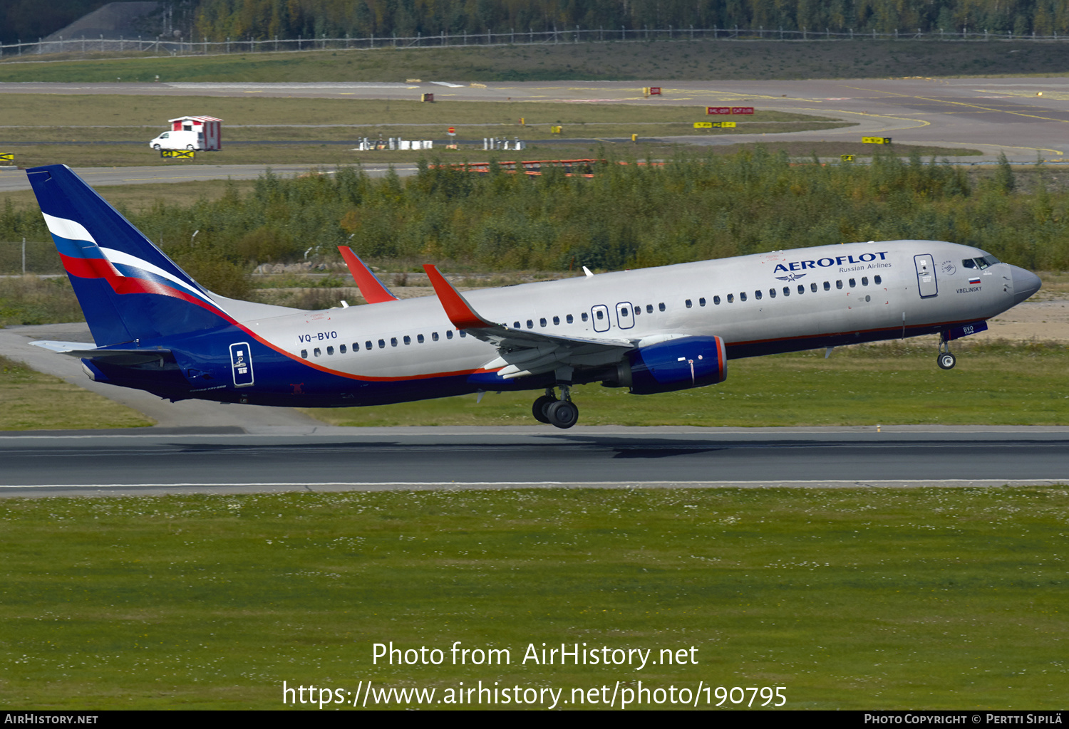 Aircraft Photo of VQ-BVO | Boeing 737-8LJ | Aeroflot - Russian Airlines | AirHistory.net #190795