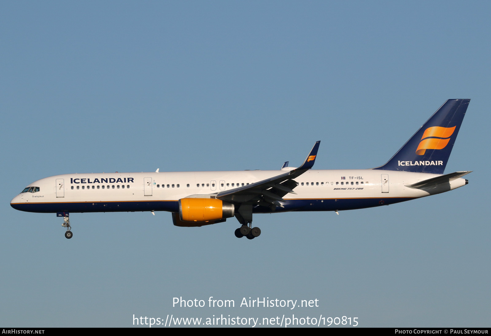 Aircraft Photo of TF-ISL | Boeing 757-223 | Icelandair | AirHistory.net #190815