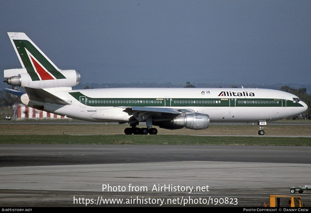 Aircraft Photo of N68060 | McDonnell Douglas DC-10-30 | Alitalia | AirHistory.net #190823