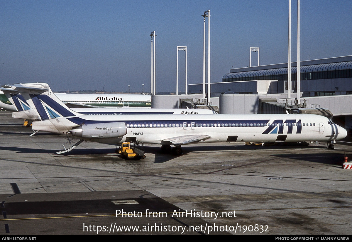 Aircraft Photo of I-DAVZ | McDonnell Douglas MD-82 (DC-9-82) | ATI - Aero Trasporti Italiani | AirHistory.net #190832