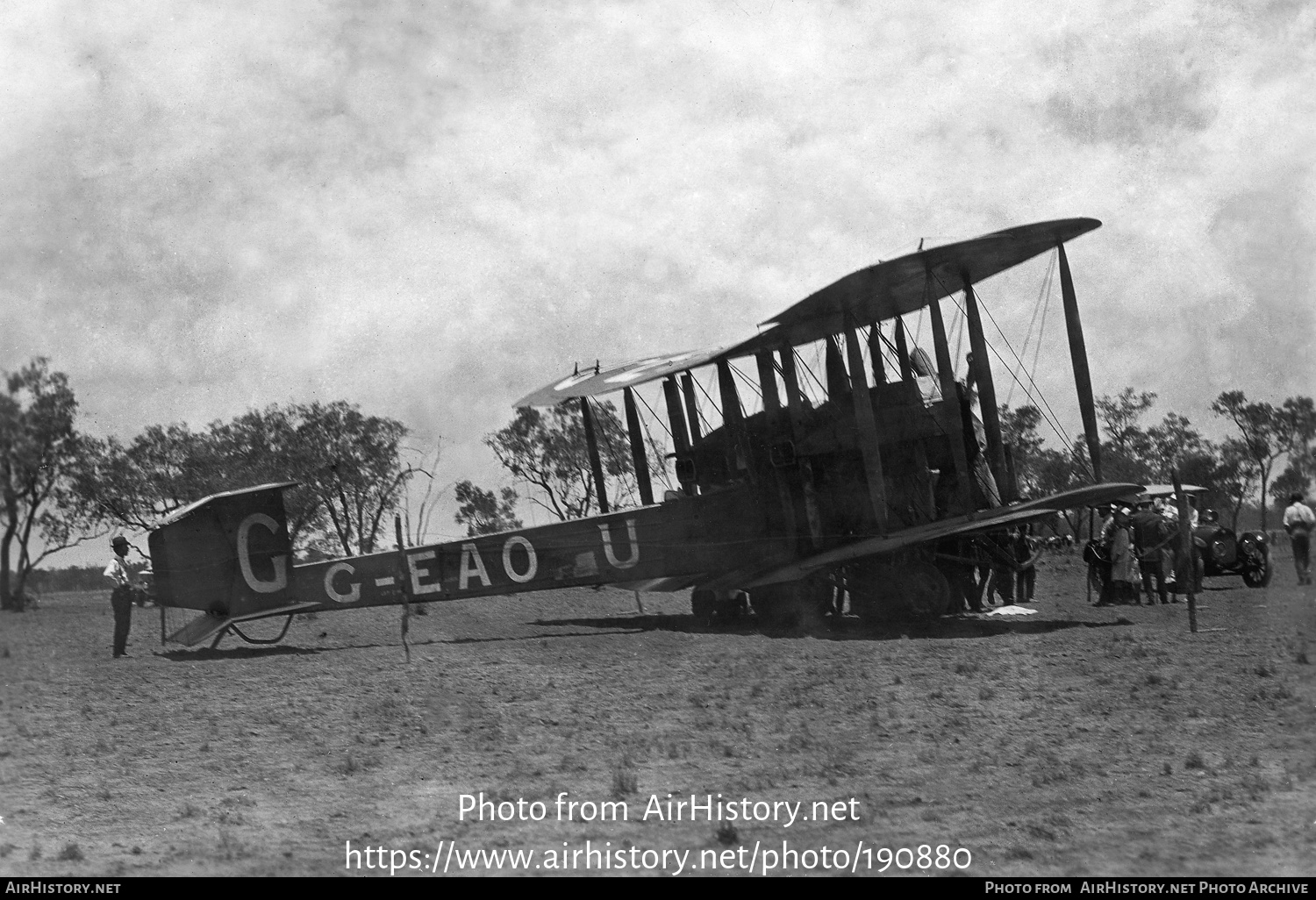 Aircraft Photo of G-EAOU | Vickers FB-27A Vimy | AirHistory.net #190880