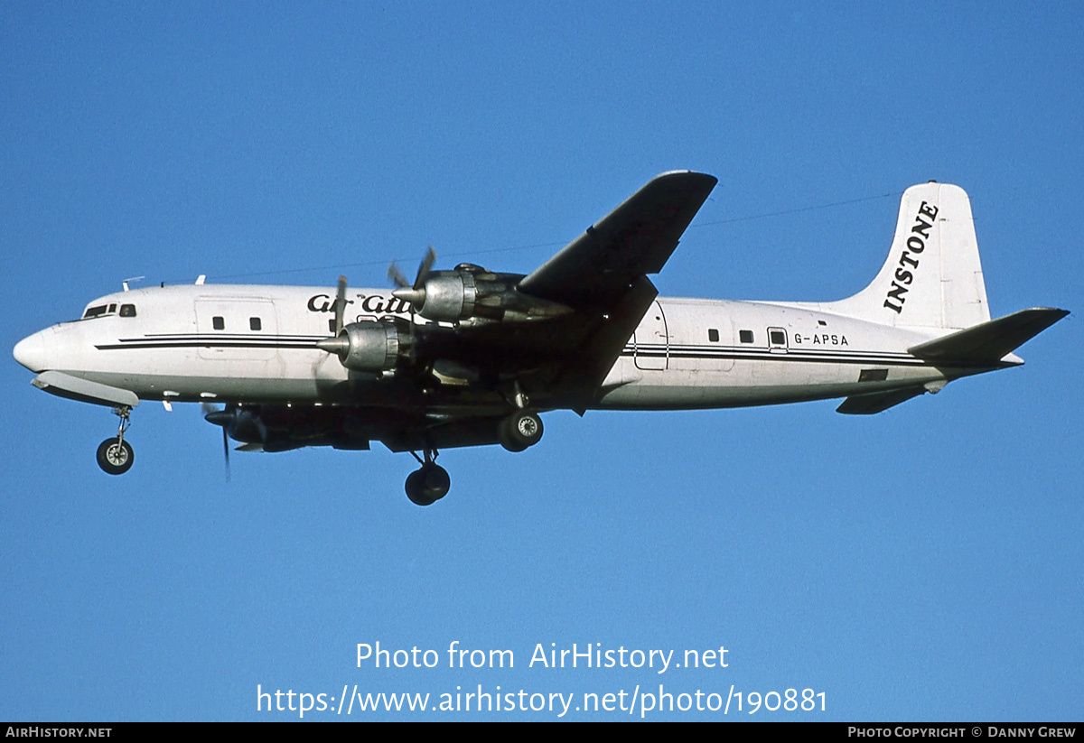 Aircraft Photo of G-APSA | Douglas DC-6A(C) | Air Atlantique | AirHistory.net #190881