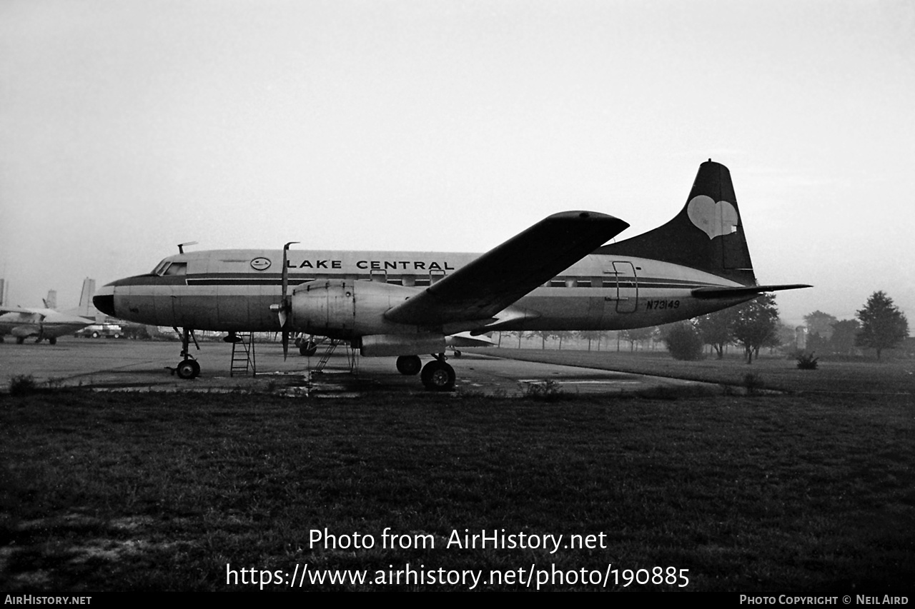 Aircraft Photo of N73149 | Convair 340-31 | Lake Central Airlines ...