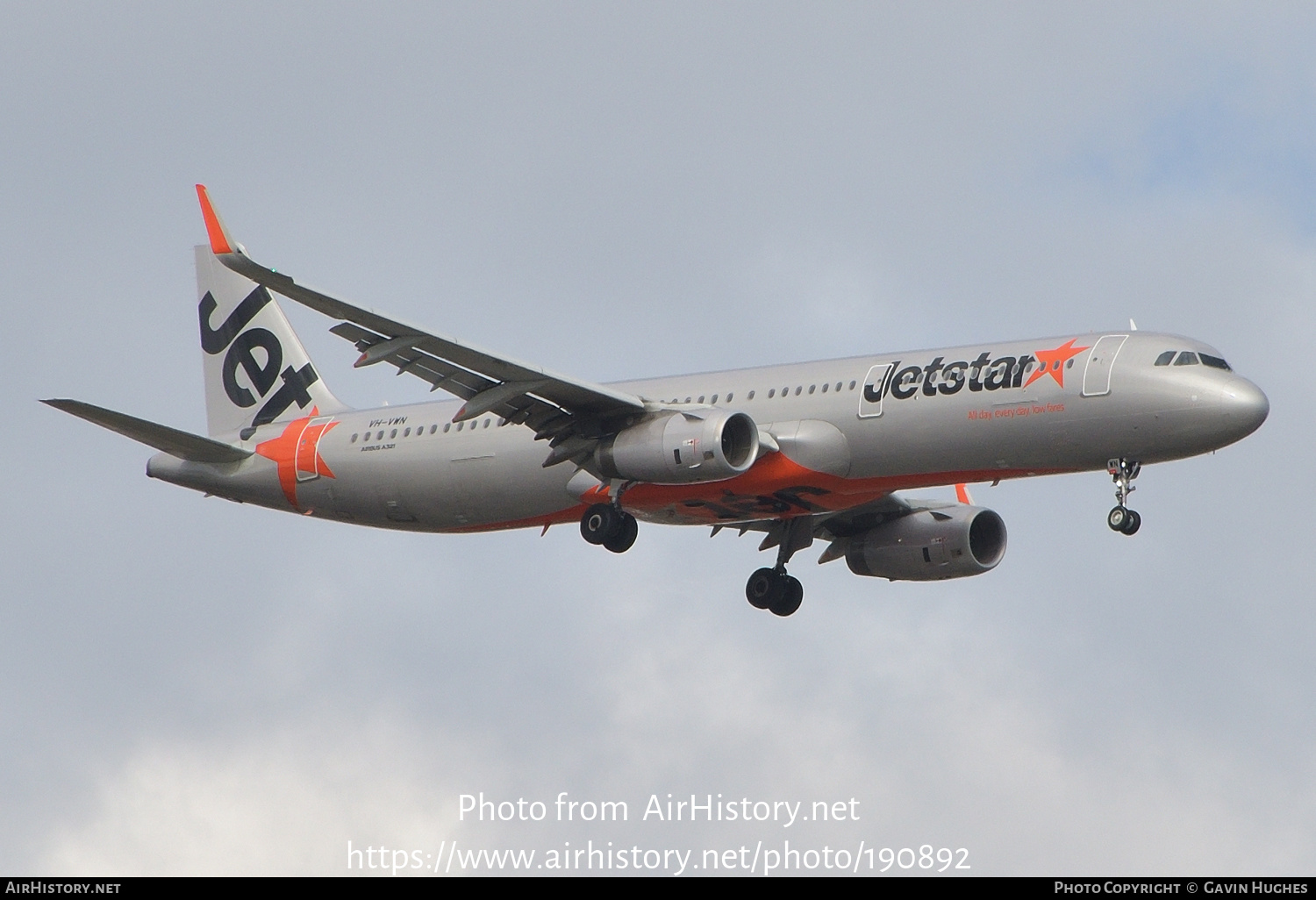 Aircraft Photo of VH-VWN | Airbus A321-231 | Jetstar Airways | AirHistory.net #190892