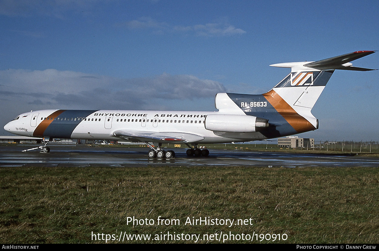 Aircraft Photo of RA-85633 | Tupolev Tu-154M | Vnukovo Airlines | AirHistory.net #190910