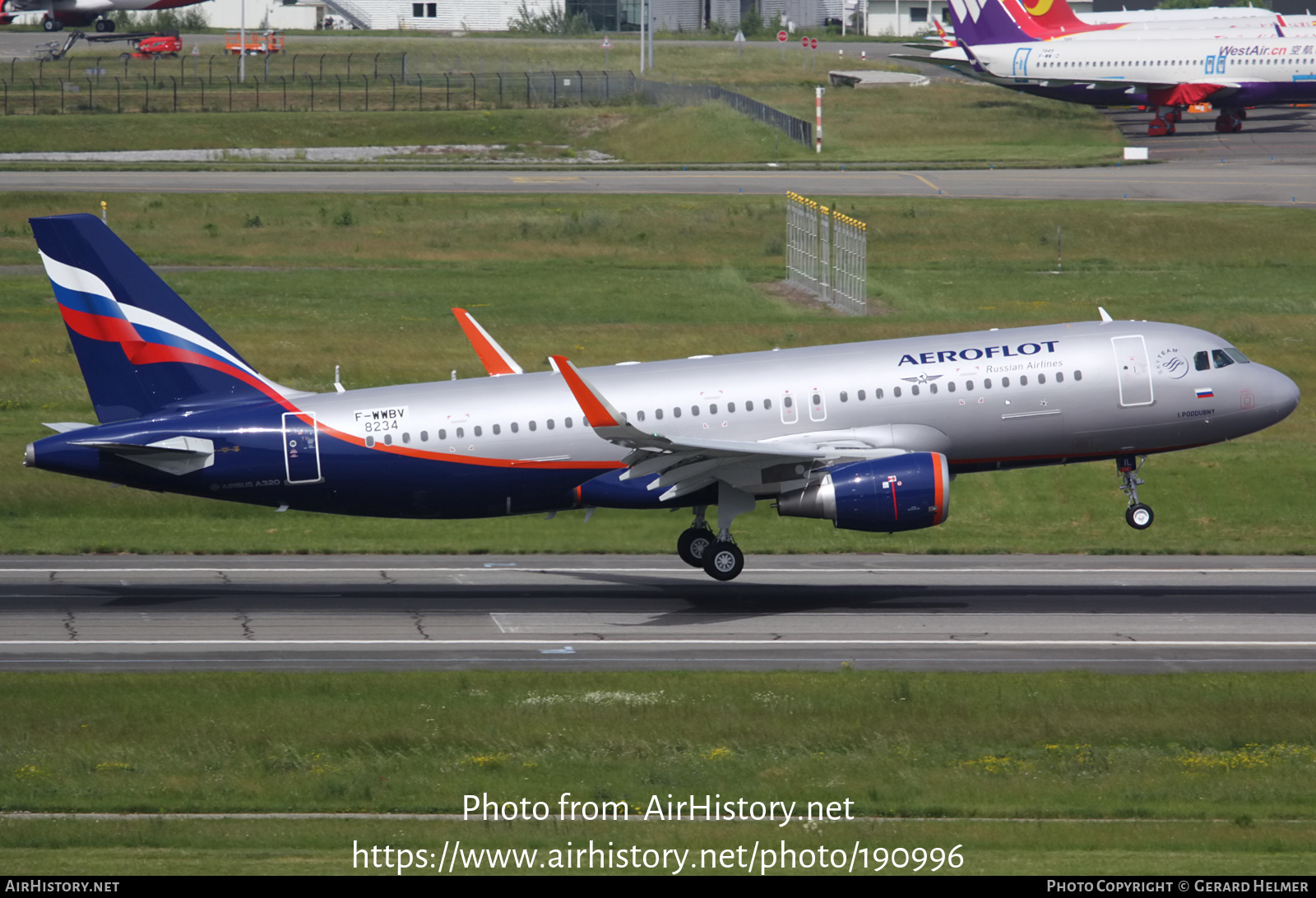 Aircraft Photo of F-WWBV | Airbus A320-214 | Aeroflot - Russian Airlines | AirHistory.net #190996