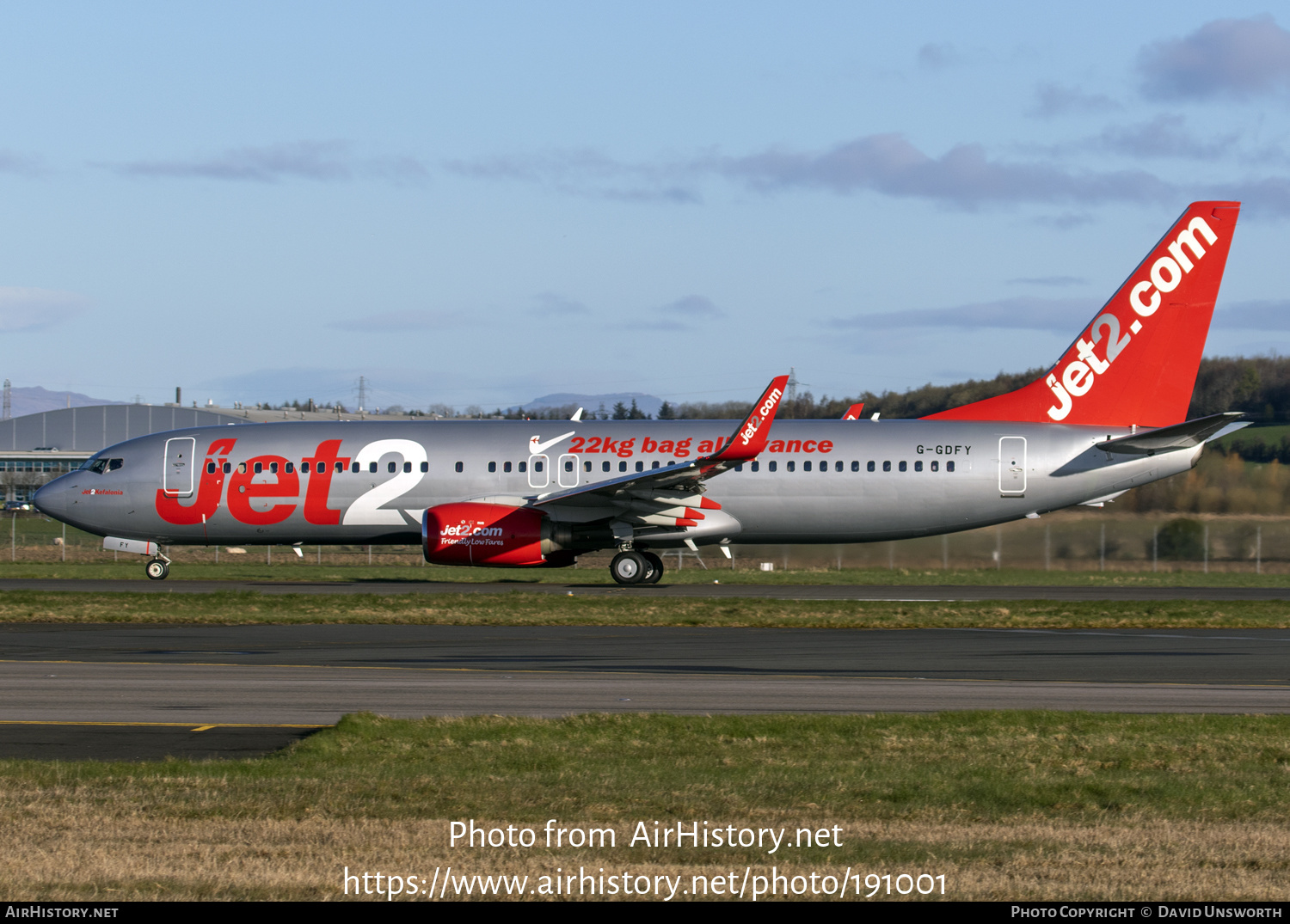 Aircraft Photo of G-GDFY | Boeing 737-86Q | Jet2 | AirHistory.net #191001