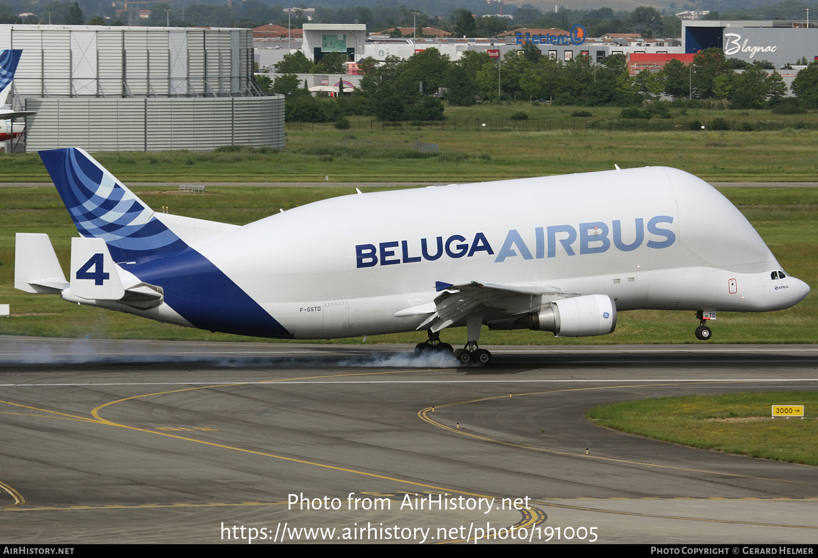 Aircraft Photo of F-GSTD | Airbus A300B4-608ST Beluga (Super Transporter) | Airbus Transport International | AirHistory.net #191005